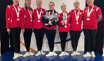 Twirling : Quatre titres de Championnes d'Europe pour E Marinelle !