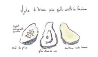 Huitre de Diana , poire Girolle noisette de Cervione Arba Barona by Anatra